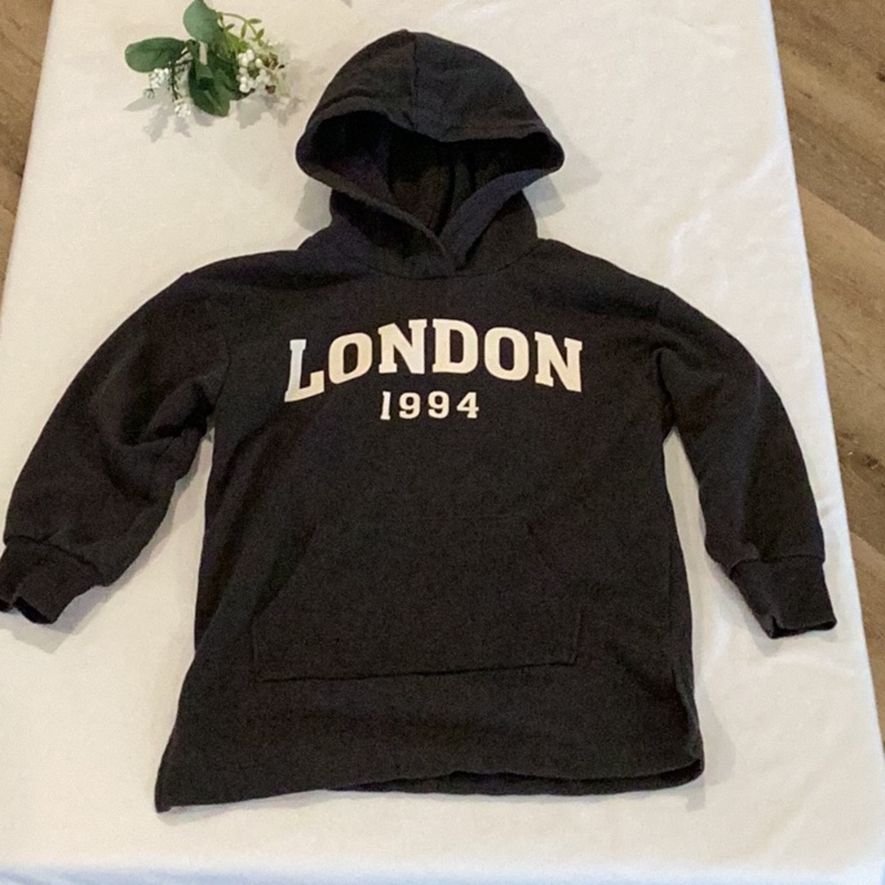 H&M Black Hoodie with London 1994 Print